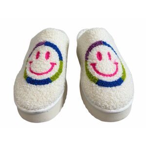 MIA Icicle Slip-On Cozy Shearling Platform Slippers‎ Size 9 NEW
